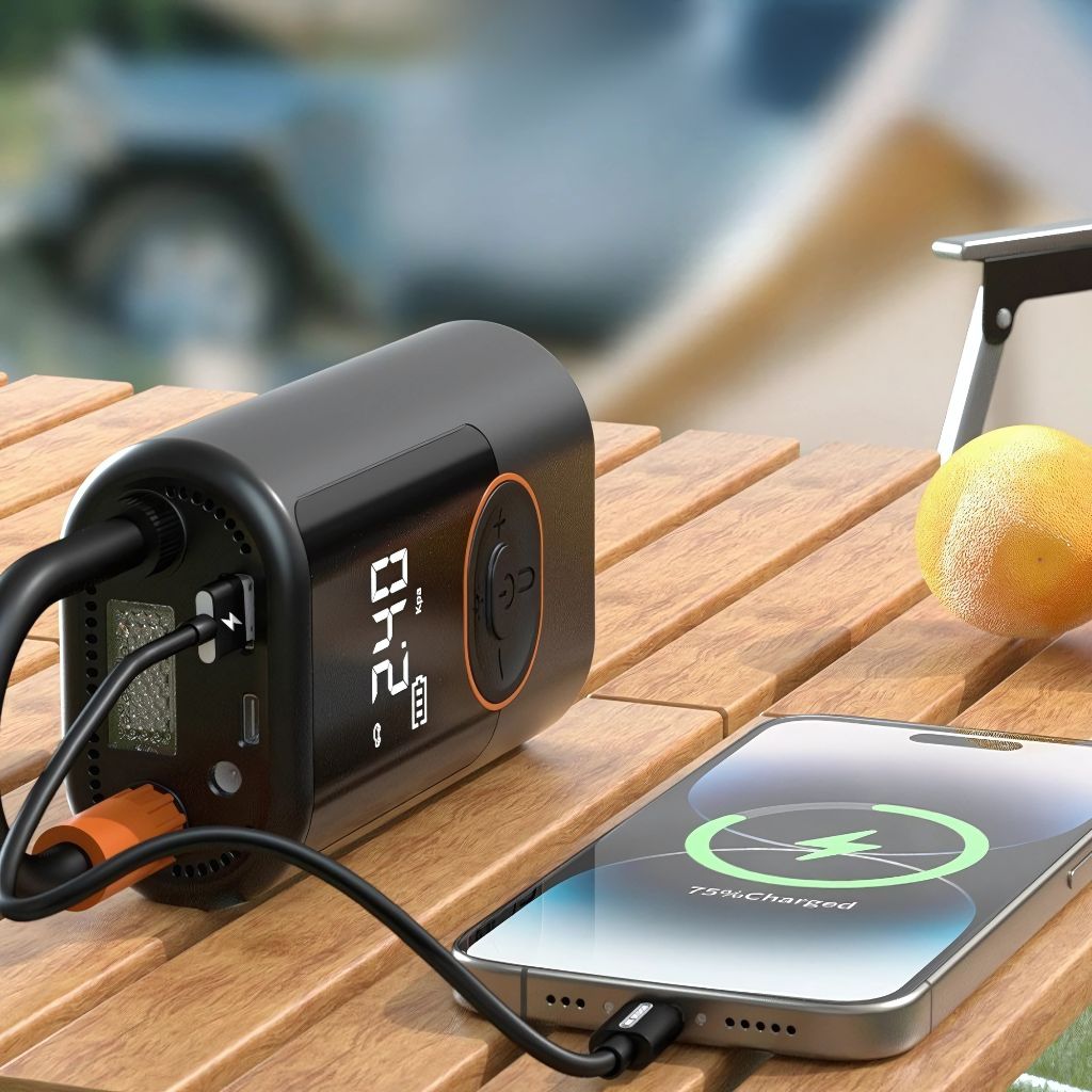 Feels Glow™ Portable Tire Inflator