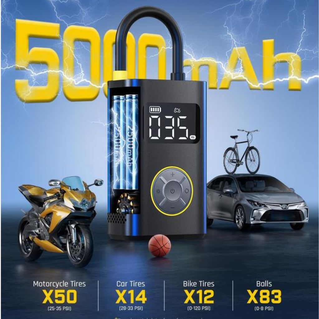 Feels Glow™ Portable Tire Inflator